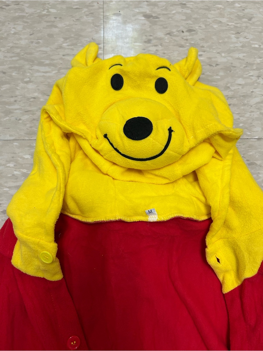 Winnie the Pooh Yellow & Red Full body costume